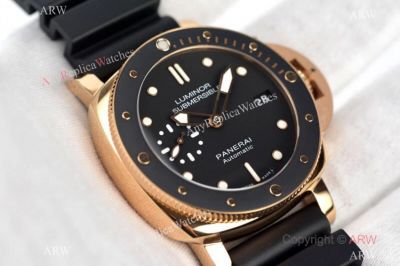 Swiss Grade Replica Panerai Luminor Submersible PAM684 Watch - Rose Gold Case